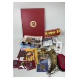 Box of Marine Corp and Military Miscellaneous