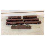 Pence HO Scale Engine and Cars