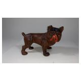 Cast Iron Bull Dog Bank