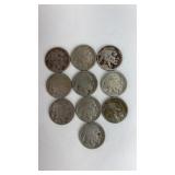 10- Buffalo Nickels
