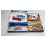 4 PlasticVille House Kits For O And S Gauge
