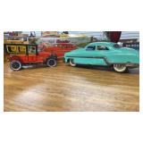 2 Vintage Metal Car Toys