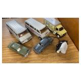 5 Vintage Toy Vehicles