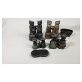 4 Vintage Binoculars