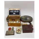 Tin Boxes-Dominos and Miscellaneous Collectables