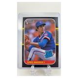 1987 Donruss Greg Maddux Rated Rookie Card
