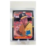 1987 Donruss Mark McGwire Rated Rookie Card