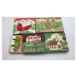 4 PlasticVille House Kits For O And S Gauge