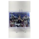 1999 Finest Davis/Elway/Moss Finest Salute Insert