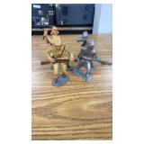 4 Vintage Toy Soldiers