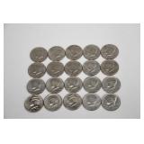 20 Kennedy Half Dollars
