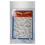 1973 Topps Chicago White Sox Team Signatures Card