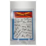 1973 Topps Atlanta Braves Team Signature Card