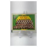 1959 Topps Cincinnati Red Legs Team Card
