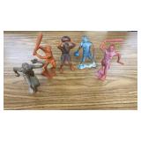 5 Marx Cavemen Action Figures
