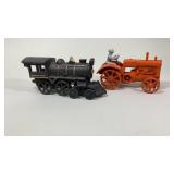 Cast Iron Allis Chalmers And Train