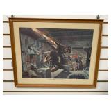 Neolithic Shrine Of Catal Huyuk  Framed Print