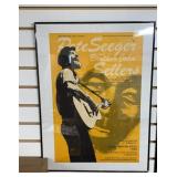 Pete Seeger Framed Poster