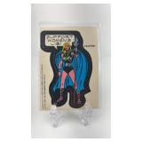 1975 Topps Marvel Superheroes Valkyrie Sticker