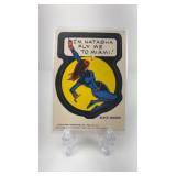 1975 Topps Marvel Superheroes Black Widow Sticker