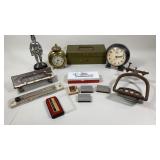 Collectible Clocks,Matches,Variety of Items