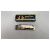 Atta Boy Harmonica -FR.Hotz -Germany-Original Box