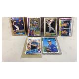 6 Topps MLB Trading Cards