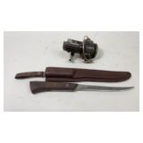 Dickerson Fillet Knife w/Sheath and Daiwa F