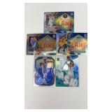 5-NBA Optic & Prizm Silver Prizm Insert Cards-