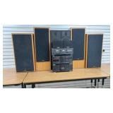 Fisher Stereo System-60 Disc CD Changer-Receiver