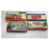 4 PlasticVille House Kits For O And S Gauge