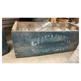 Chemung Spring Water Glass Jugs & Crate