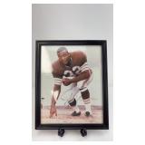 Jim Brown Autographed Framed 8x10 Photo