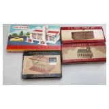 4 PlasticVille House Kits For O And S Gauge