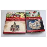 4 PlasticVille House Kits For O And S Gauge