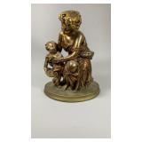 Bronze Mother and Child Statue