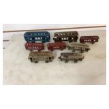 Early Cast Iron Train Set