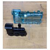 Glass Decoration Train & Plastic Train