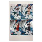 4- 2020-21 Optic NBA Splash Insert Cards- See Pics