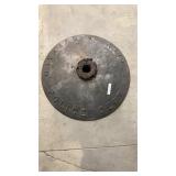 Cast Iron Traffic Sign Base Buffalo Police