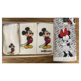 Mickey And Minnie Hand Towel And Kitchen Towel Set