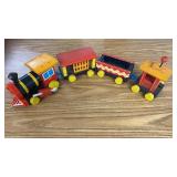 Vintage Wooden Toy Train