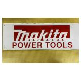 Makita Power Tools Metal Sign