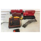 Lionel Train with Engine-Cars and Track