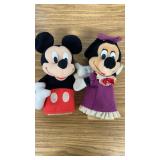 Vintage Mickey And Minnie Hand Puppets