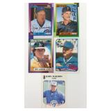 5- Autographs Baseball Cards- See Pictures