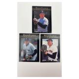 3- 1992 Fleer Roger Clemens Insert Cards