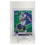 2021 Mosaic Josh Allen Green Prizm Insert Card