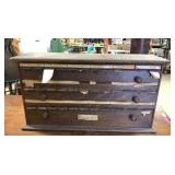 Vintage Oak 3 Drawer Cabinet
