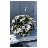 Vigorous Sweetheart White Hanging Basket